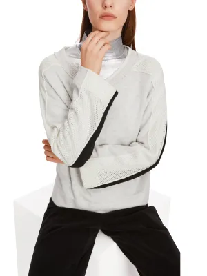 MARC CAIN Silver Grey Sweater