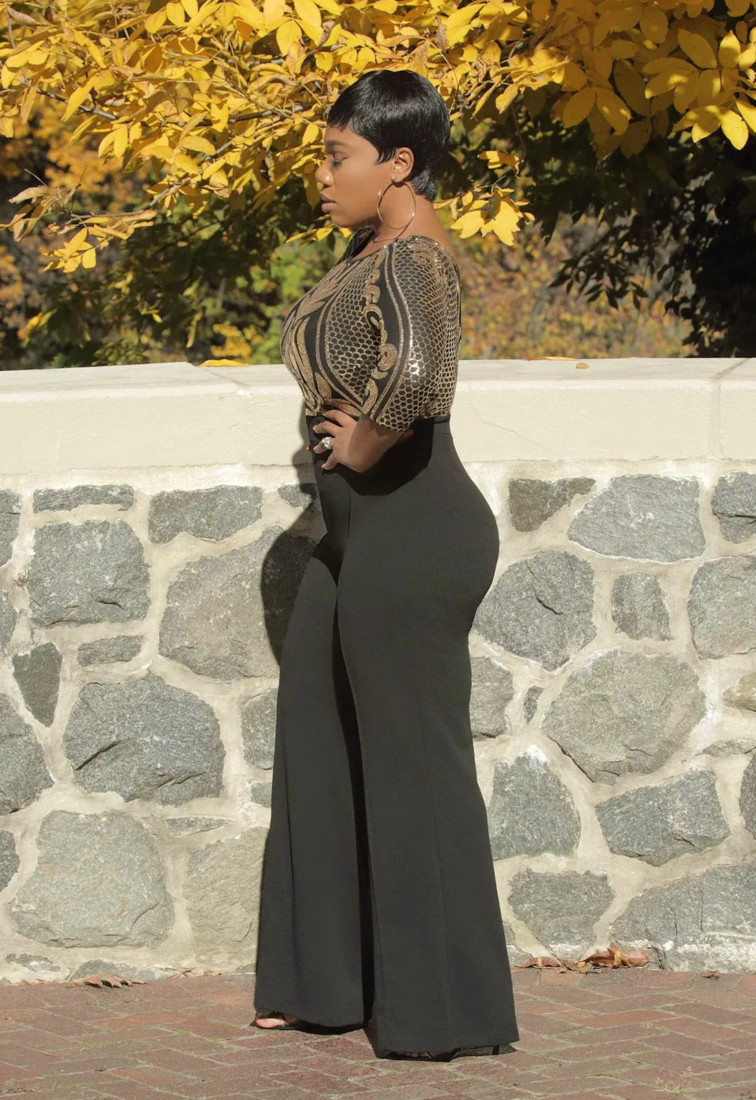 One And Done | Open Back Jumpsuit
