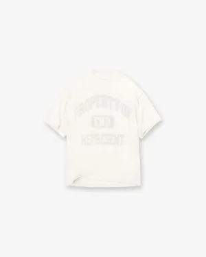 Represent X End Property Of T-Shirt - Flat White